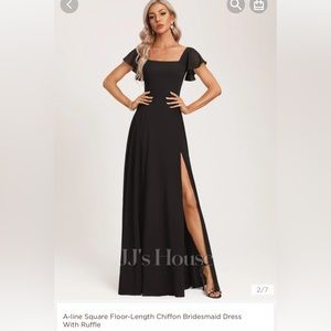 Size 8 black bridesmaid dress